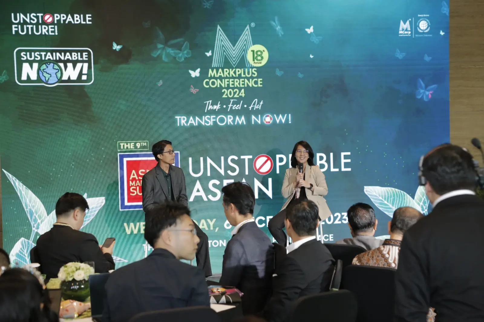 Ina Tuti Marlina, Head of International Business Development Sari Murni Group dalam ASEAN Marketing Summit pada Rabu (06/12/2023). (Foto: Marketeers/Nugraha Satia)